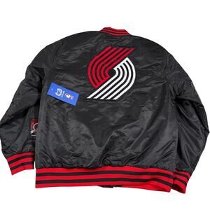Ultra Game NBA Portland Trail Blazers Men's M Bomber Jacket NWT